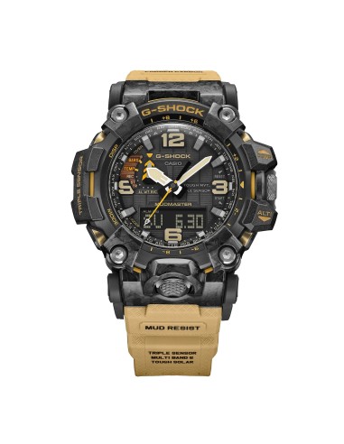 reloj radiocontrol hombre CASIO SOLAR G-SHOCK MUDMASTER GWG-2000-1A5 MULTIBAND 6 Carbon Core Guard  Brújula Altímetro Barómetro