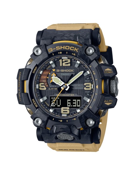 reloj radiocontrol hombre CASIO SOLAR G-SHOCK MUDMASTER GWG-2000-1A5 MULTIBAND 6 Carbon Core Guard  Brújula Altímetro Barómetro