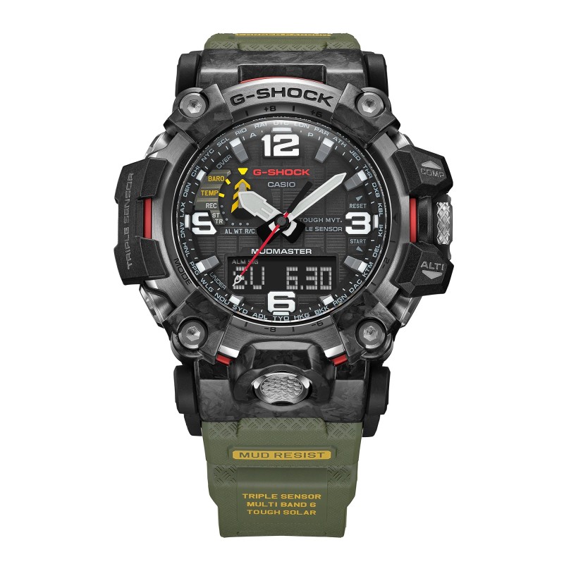 reloj radiocontrol hombre CASIO SOLAR G-SHOCK MUDMASTER GWG-2000-1A3 MULTIBAND