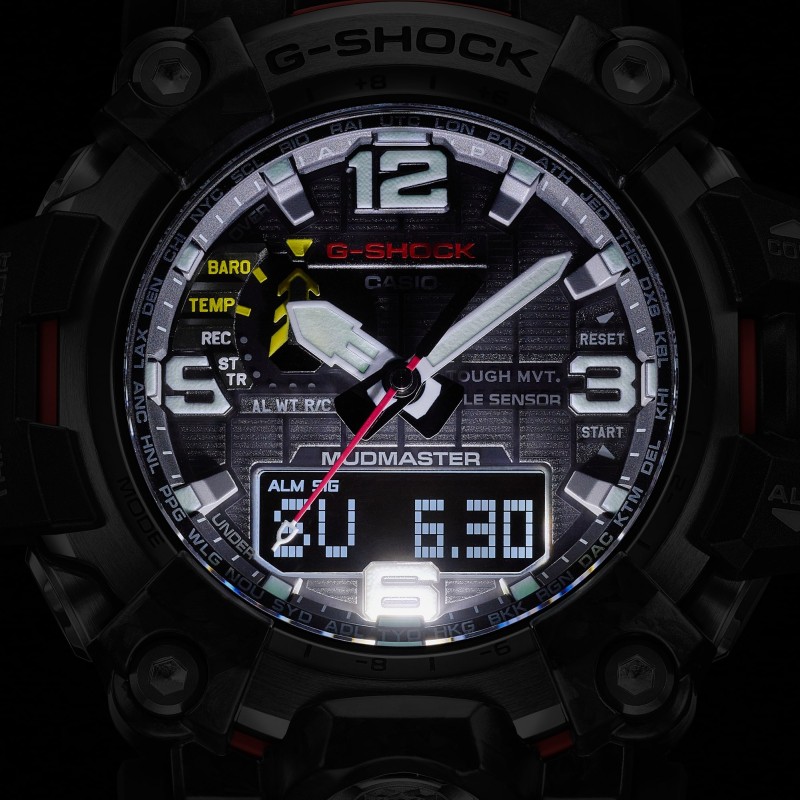 reloj radiocontrol hombre CASIO SOLAR G-SHOCK MUDMASTER GWG-2000-1A3 MULTIBAND