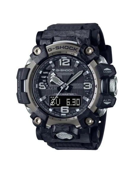 reloj radiocontrol hombre CASIO SOLAR G-SHOCK MUDMASTER GWG-2000-1A5 MULTIBAND 6 Carbon Core Guard  Brújula Altímetro Barómetro