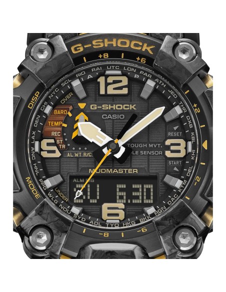 reloj radiocontrol hombre CASIO SOLAR G-SHOCK MUDMASTER GWG-2000-1A5 MULTIBAND 6 Carbon Core Guard  Brújula Altímetro Barómetro