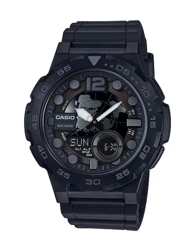 copy of reloj hombre Casio AEQ-100W-1A Hora Mundial - Correa resina