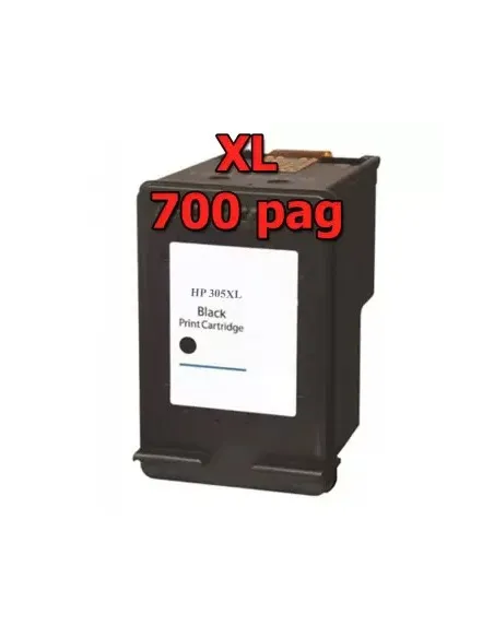 Cartucho compatible negro HP 305XL DeskJet 2700, 2730, 4100, 4134 HP ENVY 6020, 6022, 6030, 6032, 6420, 6422, 6430, 6432 18ml