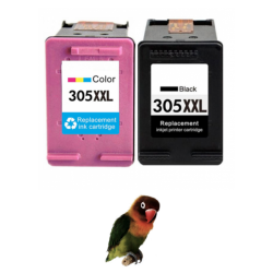 pack 2 Cartuchos compatibles HP 305XL DeskJet 2700, 2730, 4100, 4134 HP ENVY 6020, 6022, 6030, 6032, 6420, 6422, 6430, 6432 18ml