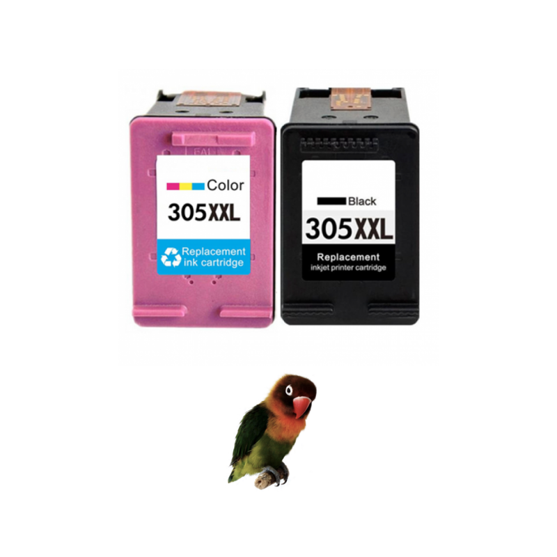 Cartucho compatible negro HP 305XL DeskJet 2700, 2730, 4100, 4134 HP ENVY 6020, 6022, 6030, 6032, 6420, 6422, 6430, 6432 18ml