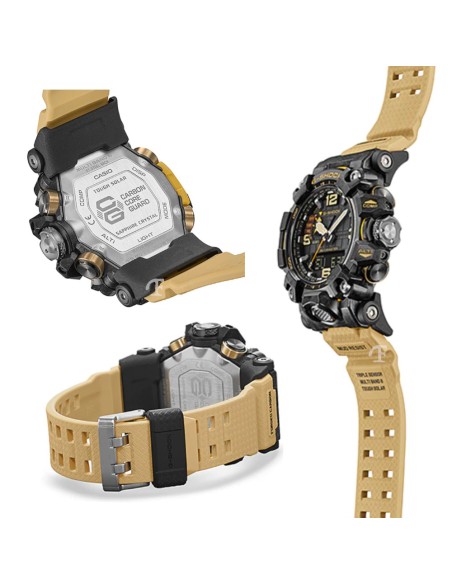 reloj radiocontrol hombre CASIO SOLAR G-SHOCK MUDMASTER GWG-2000-1A5 MULTIBAND 6 Carbon Core Guard  Brújula Altímetro Barómetro
