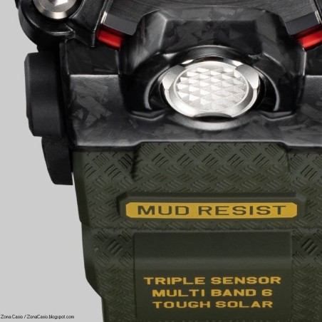 reloj radiocontrol hombre CASIO SOLAR G-SHOCK MUDMASTER GWG-2000-1A3 MULTIBAND