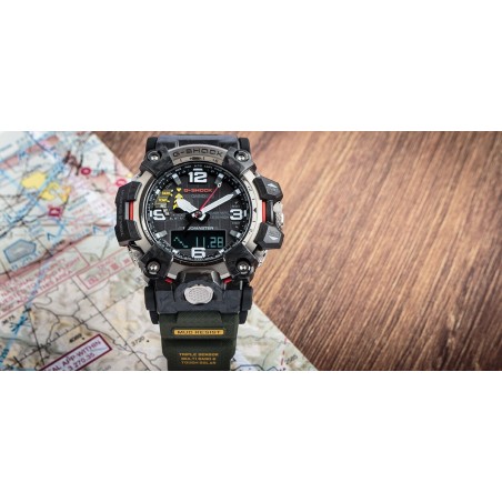 reloj radiocontrol hombre CASIO SOLAR G-SHOCK MUDMASTER GWG-2000-1A3 MULTIBAND