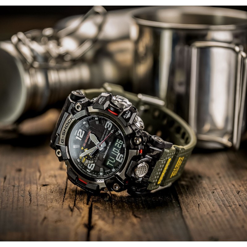 reloj radiocontrol hombre CASIO SOLAR G-SHOCK MUDMASTER GWG-2000-1A3 MULTIBAND
