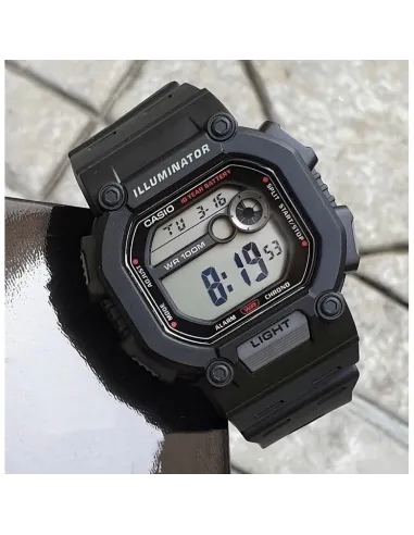 copy of Reloj deportivo hombre Casio W737H-1A2 Luz LED 10 años batería Hora Dual 100m Water Resist