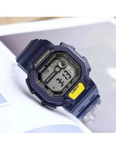copy of Reloj deportivo hombre Casio W737H-1A2 Luz LED 10 años batería Hora Dual 100m Water Resist