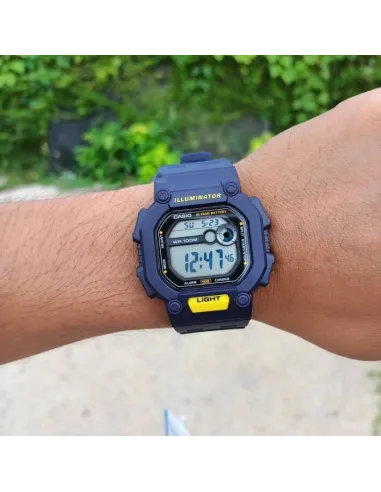 copy of Reloj deportivo hombre Casio W737H-1A2 Luz LED 10 años batería Hora Dual 100m Water Resist