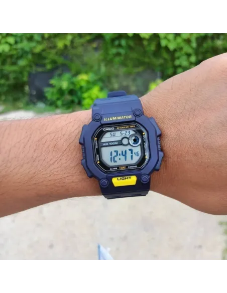 copy of Reloj deportivo hombre Casio W737H-1A2 Luz LED 10 años batería Hora Dual 100m Water Resist