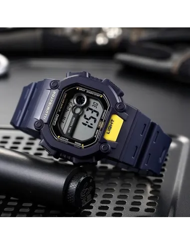 copy of Reloj deportivo hombre Casio W737H-1A2 Luz LED 10 años batería Hora Dual 100m Water Resist