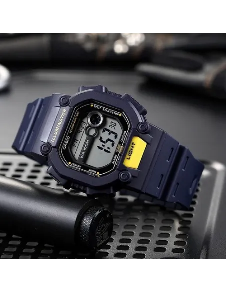 copy of Reloj deportivo hombre Casio W737H-1A2 Luz LED 10 años batería Hora Dual 100m Water Resist