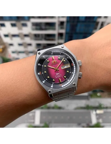 Reloj de Buceo Hombre Automático Orient Retro Legend SK Divers RA-AA0B02R dial rojo 41.7mm acero