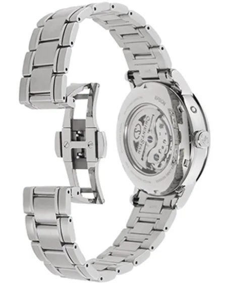 Reloj automático hombre Orient Star RE-AY0102S dial blanco 41mm Fases Lunares Cristal de Zafiro anti-reflejo