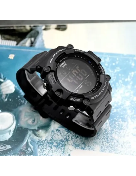 copy of reloj deportivo digital hombre Casio AE-1500WH-1A luz led 10 años batería 5 alarmas