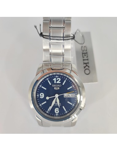 Reloj automático hombre Seiko 5 SNKE61K1 dial azul 37mm correa acero