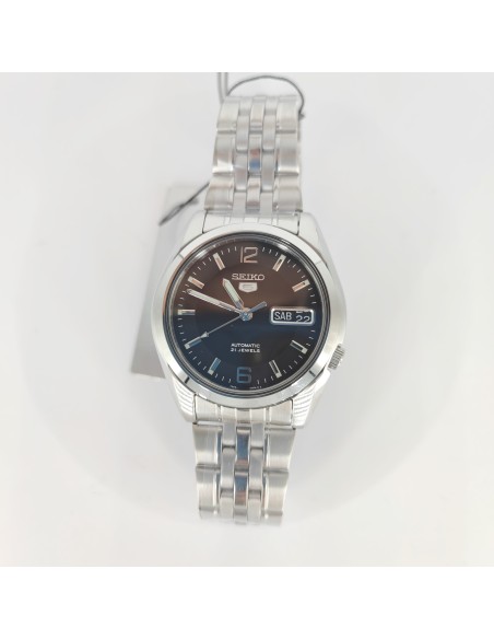 Reloj Automático hombre Seiko 5 SNK393K1 dial negro correa acero