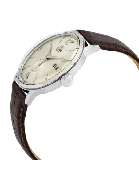 Reloj hombre automático Orient Bambino RA-AP0003S beige correa cuero