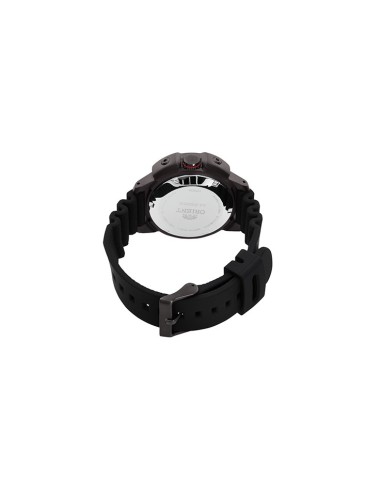 copy of reloj automático hombre buceo Orient M-Force RA-AC0L01B dial negro 45mm correa acero 200m water resist