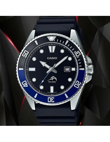 Reloj Hombre Buceo Casio MDV-106B-2A MARLIN DURO correa goma