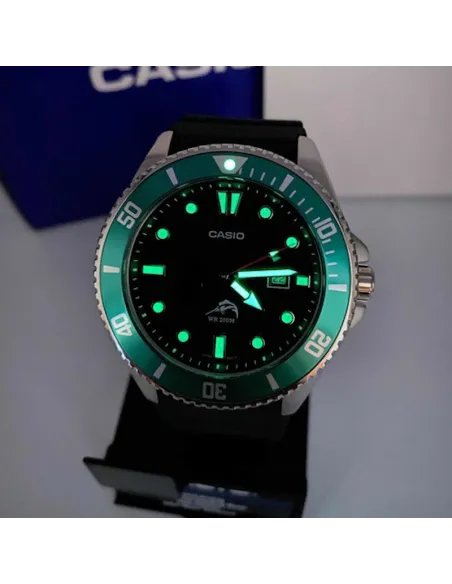 Reloj Hombre Buceo Casio MDV-106B-2A MARLIN DURO correa goma