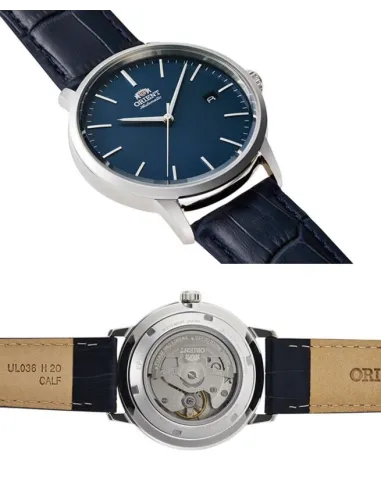 Reloj Automático Hombre Orient Sunray RA-AC0E04L correa cuero