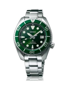 Reloj hombre automático SEIKO PROSPEX SCUBA SNE583P1 correa de acero dial verde 200m water resist