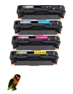 4 Toner compatibles HP W2030X / W2030A 415X / 415A CON CHIP para HP Color LaserJet Pro M454, M479 NEGRO CIAN MAGENTA AMARILLO