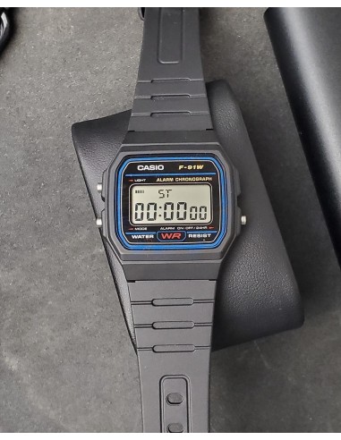 Reloj digital de pulsera CASIO F91W (Original)