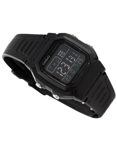 Reloj digital hombre Casio W800H-1B 10 años batería correa goma luz led