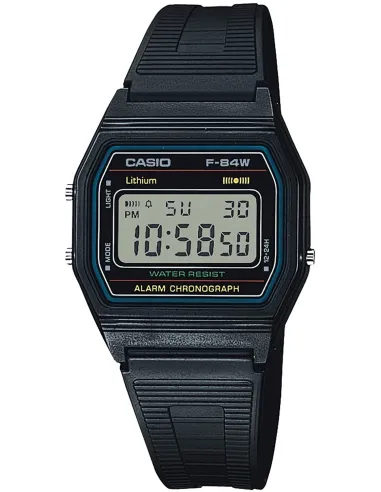 reloj clásico digital unisex Casio F-84W-1QJH versión JDM (JAPAN DOMESTIC MARKET) Coleccionistas de Casio