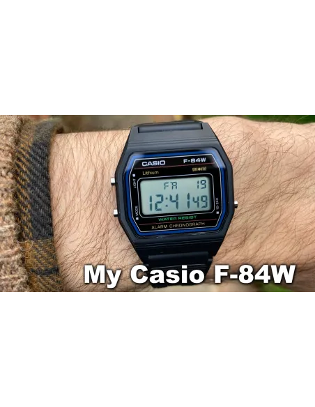 reloj clásico digital unisex Casio F-84W-1QJH versión JDM (JAPAN DOMESTIC MARKET) Coleccionistas de Casio