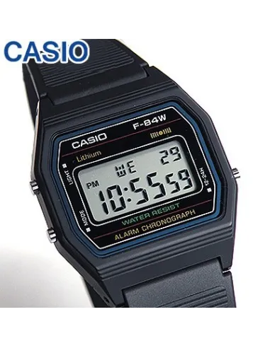reloj clásico digital unisex Casio F-84W-1QJH versión JDM (JAPAN DOMESTIC MARKET) Coleccionistas de Casio