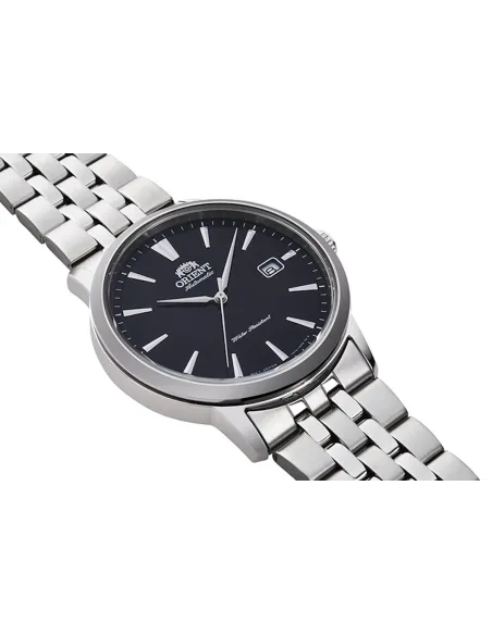 Reloj automático hombre Orient Symphony RA-AC0F01B dial negro 41.6mm correa de acero 50m