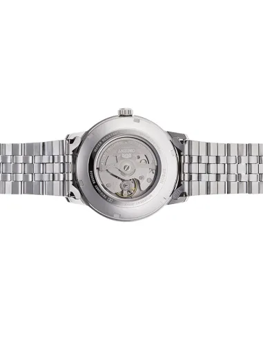 Reloj automático hombre Orient Symphony RA-AC0F01B dial negro 41.6mm correa de acero 50m