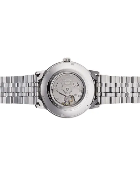 Reloj automático hombre Orient Symphony RA-AC0F01B dial negro 41.6mm correa de acero 50m