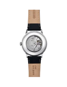 Reloj automático hombre Orient Bambino RA-AC0022S dial plata 40.5mm correa de cuero (admite cuerda manual) 2