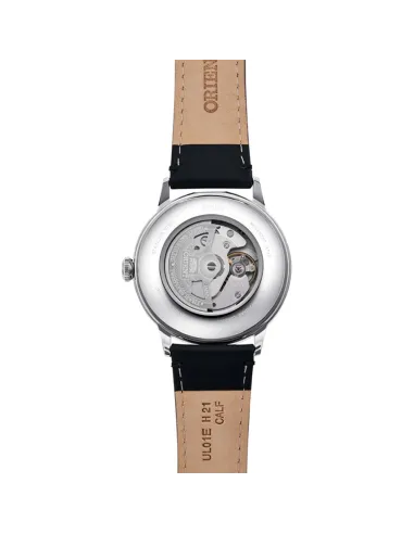 Reloj automático hombre Orient Bambino RA-AC0022S dial plata 40.5mm correa de cuero