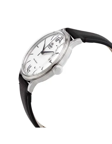 Reloj automático hombre Orient Bambino RA-AC0022S dial plata 40.5mm correa de cuero