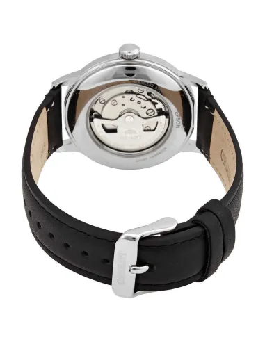 Reloj automático hombre Orient Bambino RA-AC0022S dial plata 40.5mm correa de cuero