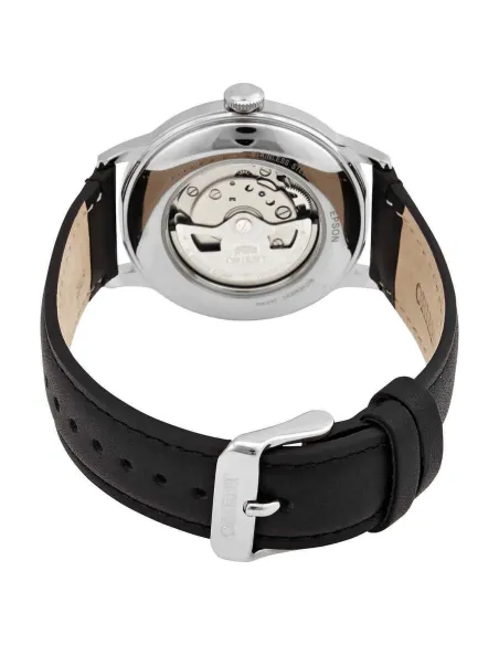Reloj automático hombre Orient Bambino RA-AC0022S dial plata 40.5mm correa de cuero