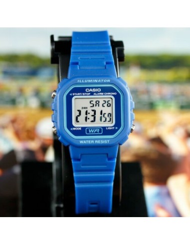 Reloj digital CASIO  LA-20WH-2AE correa azul UNISEX
