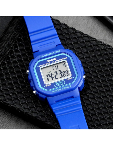 Reloj digital CASIO  LA-20WH-2AE correa azul UNISEX