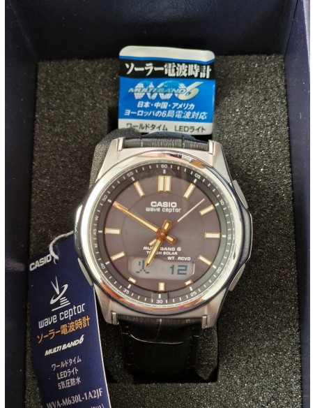reloj hombre radiocontrol solar CASIO WAVE CEPTOR WVA-M630L-1A2JF Tough Solar Atomic Radio Watch