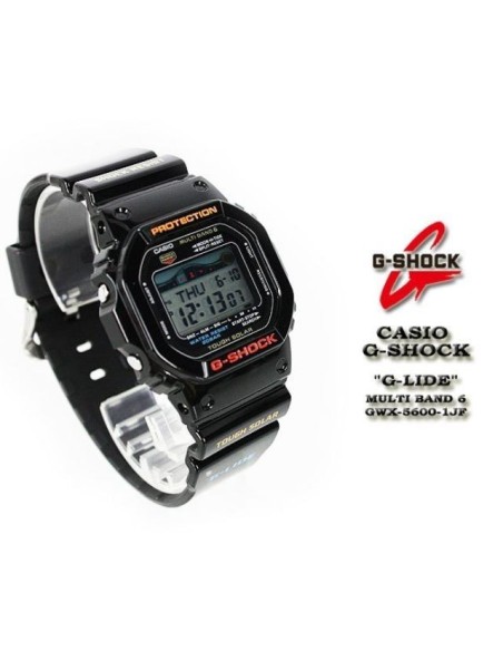 reloj deportivo hombre CASIO G-SHOCK G-LIDE TOUGH SOLAR MULTIBAND 6 GWX-5600-1JF JDM (Japan Domestic Market)