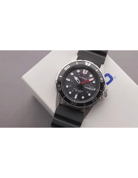 Reloj Buceo Hombre Casio SOLAR MTPS110-1AV correa goma